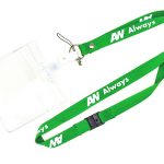 チャック式カードケース付きのオリジナルネックストラップ