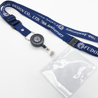 70周年記念用（会社設立周年記念用）カードケース付きネックストラップ