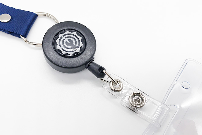 70周年記念用(会社設立周年記念用)カードケース付きネックストラップ