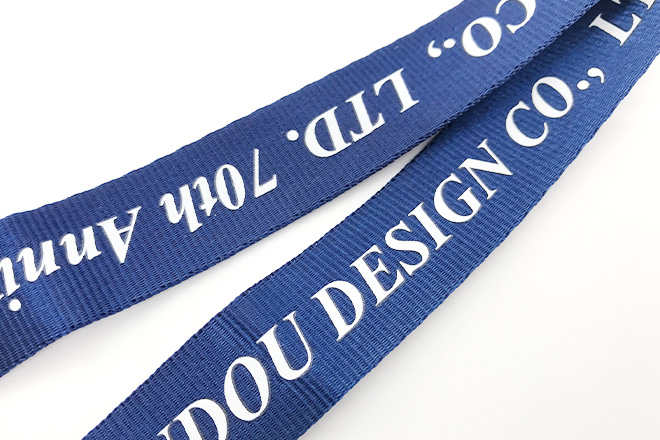 70周年記念用(会社設立周年記念用)カードケース付きネックストラップ